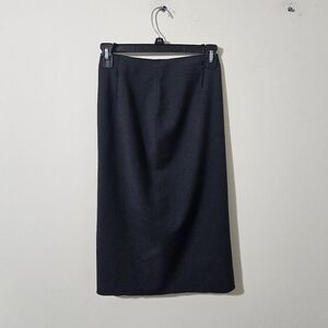 Magaschoni Wool Pencil Skirt